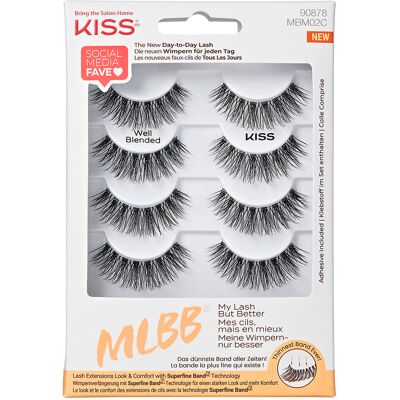 Kiss MLBB - Linea ciglia ben fusa - Extension ciglia Kiss MLBB - Linea ciglia ben fusa - Extension ciglia