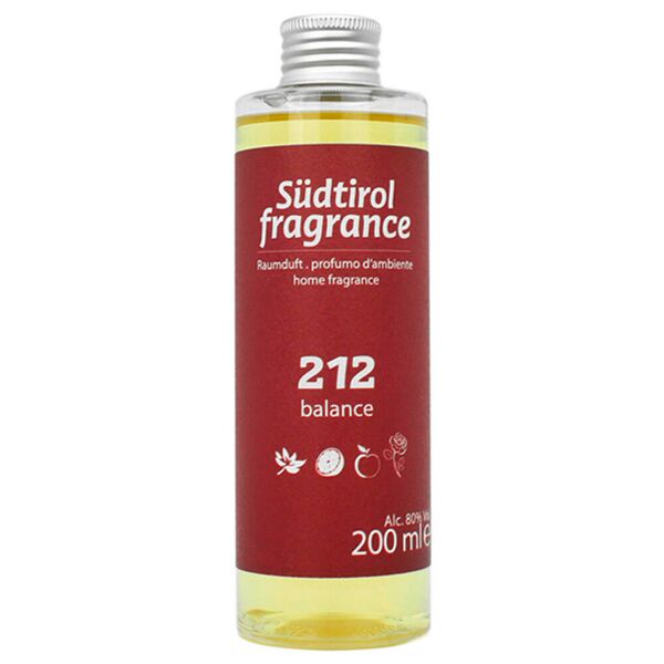 team dr joseph alto adige fragranza 212 flacone di ricarica per profumo d'ambiente 200 ml