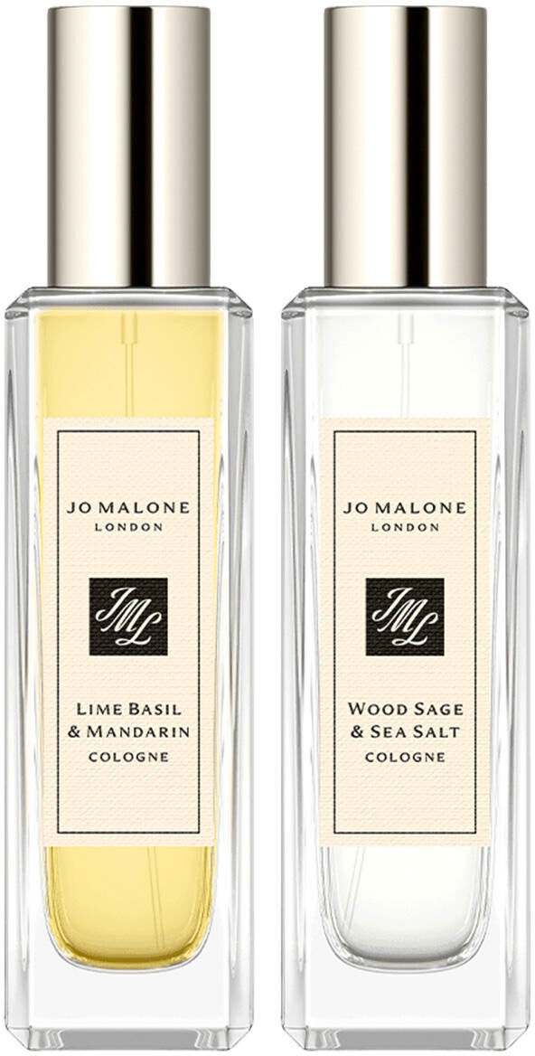 jo malone london wood sage & sea salt - lime basil & mandarin duo cologne 2 x 30 ml