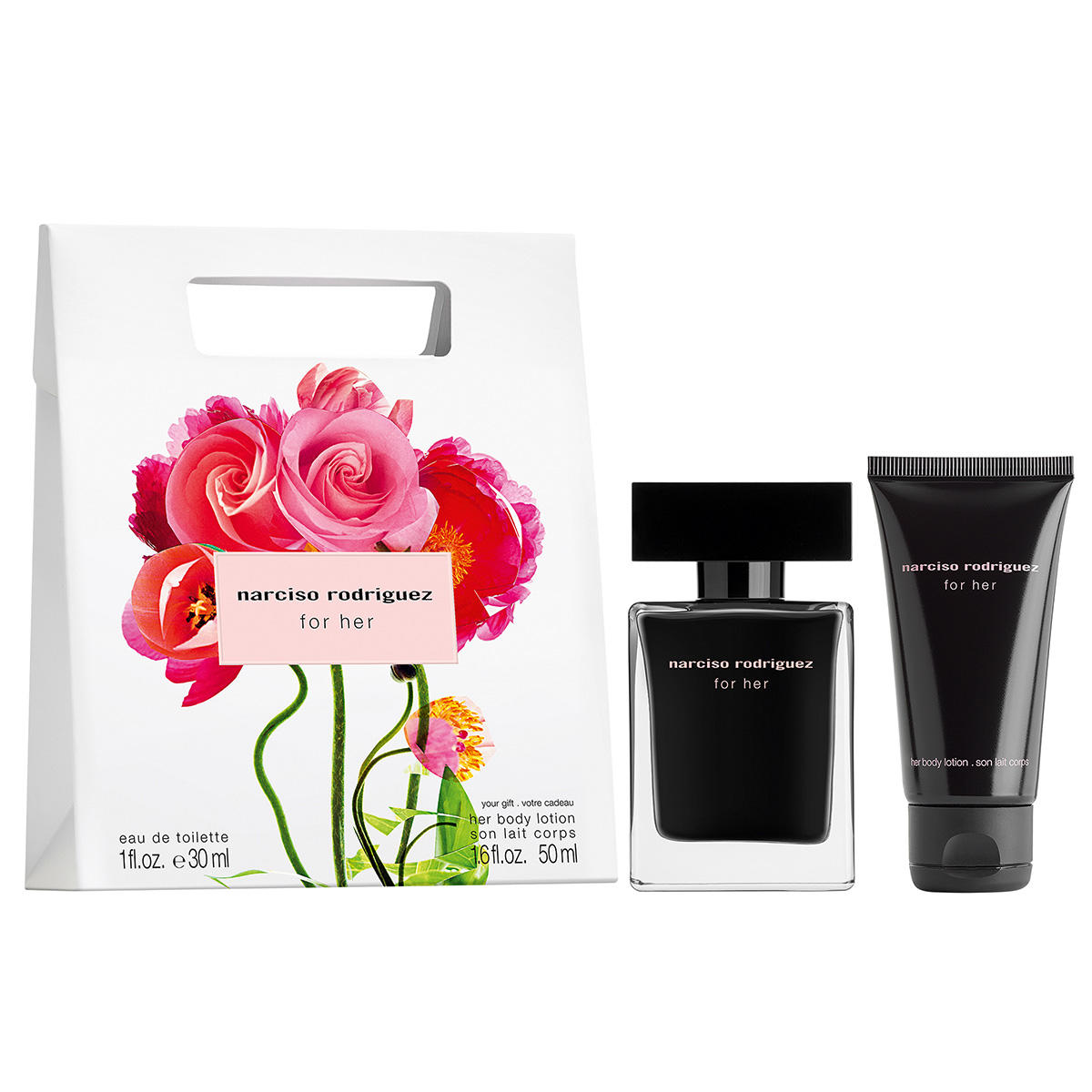 Narciso Rodriguez for her Eau de Toilette Shopping Bag Set