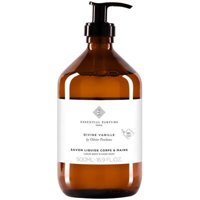 Essential Parfums Divine Vanille Hand & Body Soap 500 ml Essential Parfums Divine Vanille Hand & Body Soap 500 ml