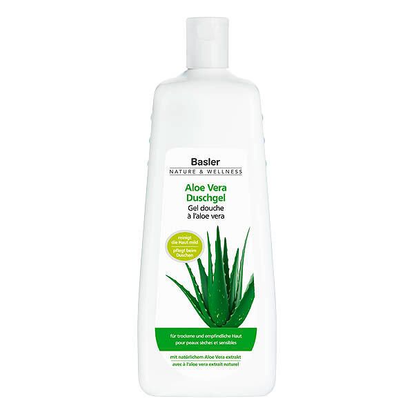 basler nature & wellness gel doccia all'aloe vera bottiglia economica da 1 litro