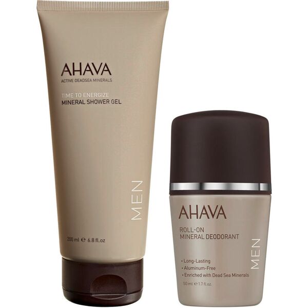 ahava time to energize men body care set