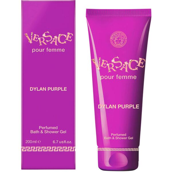 versace dylan purple perfumed bath & shower gel 200 ml