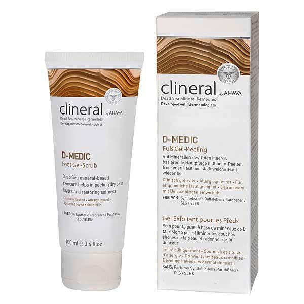 ahava clineral d-medic foot gel-scrub 100 ml