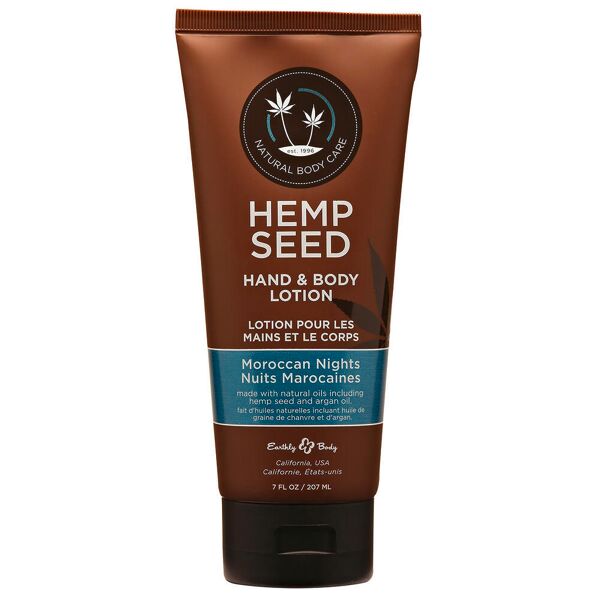 earthly body hemp seed moroccan nights hand & body lotion 207 ml