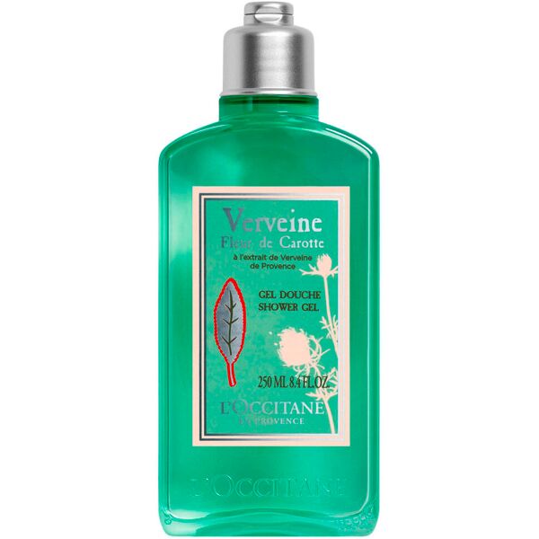 l'occitane verbene fleur de carotte shower gel limited edition 250 ml