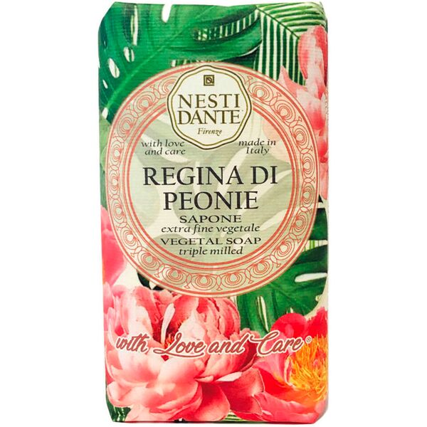 nesti dante love & care regina di peonie vegetal soap 250 g