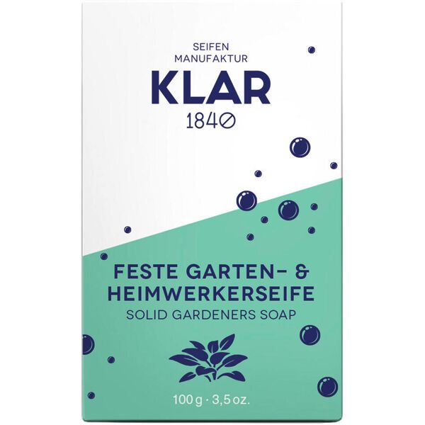 klar sapone solido da giardino e artigianale 100 g