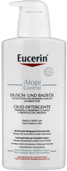 eucerin atopicontrol olio per doccia e bagno 400 ml