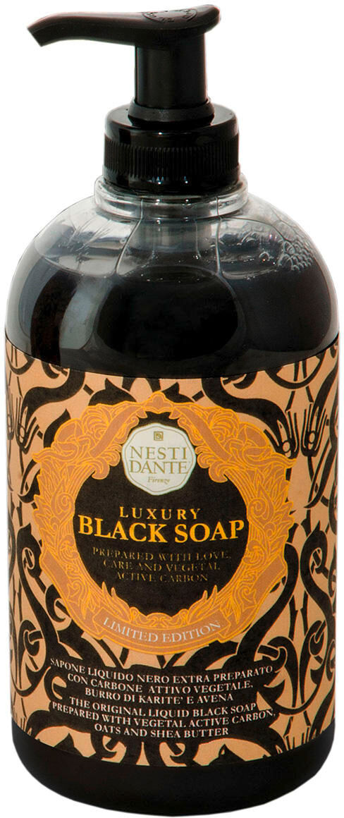 nesti dante luxury black soap 500 ml