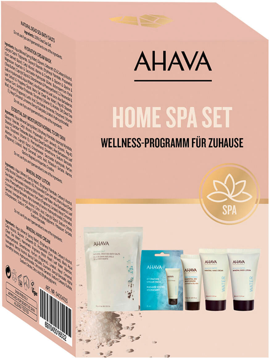 ahava home spa set