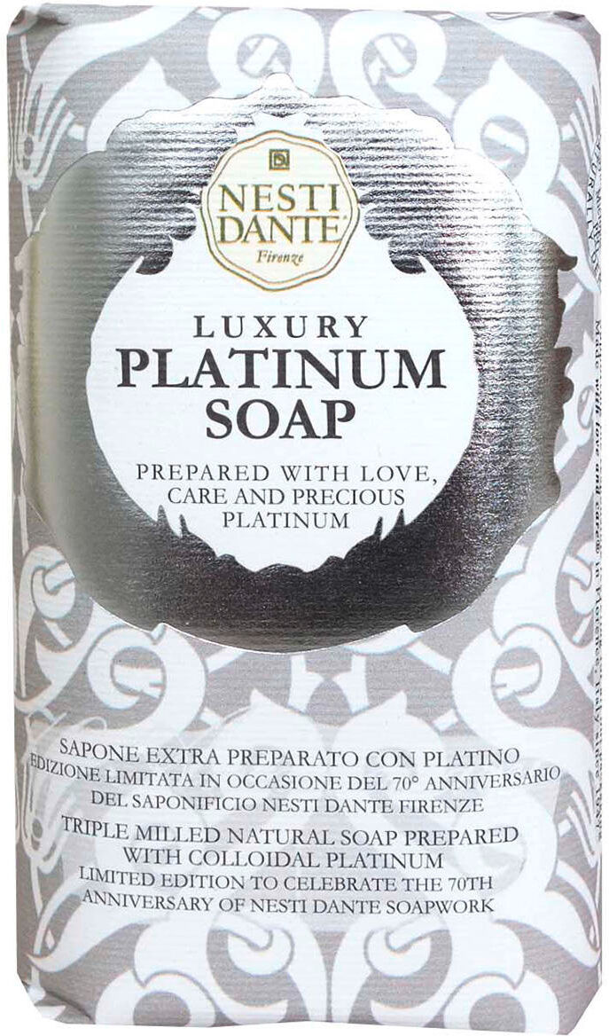 nesti dante luxury platinum soap 250 g