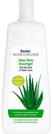 Basler Nature & Wellness Gel doccia all'aloe vera Bottiglia economica da 1 litro