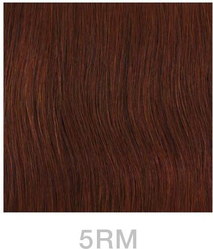 Balmain Fill-In Micro Ring Extensions 40 cm 5RM Light Mahogany Red Brown