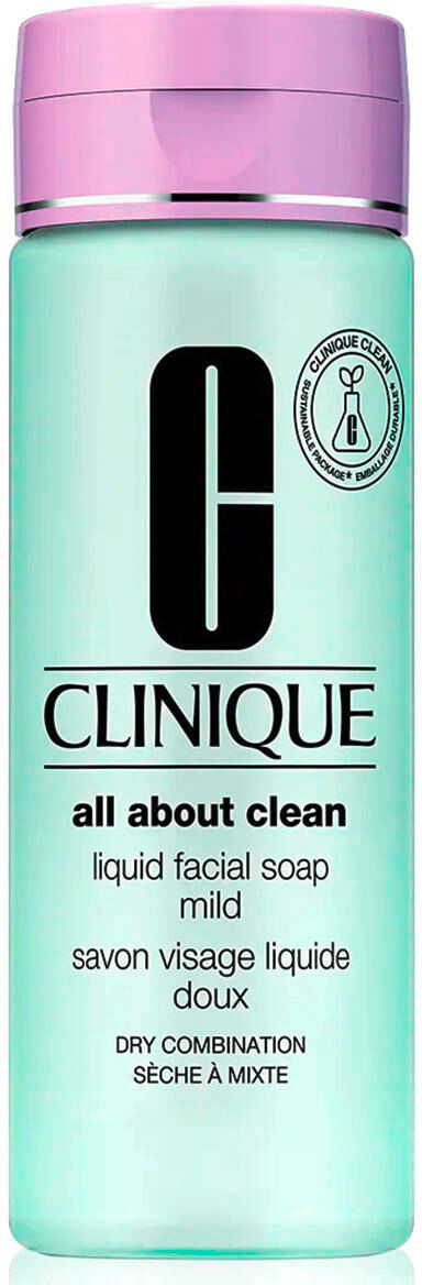 Clinique Liquid Facial Soap Pelle da leggermente secca a mista, 200 ml