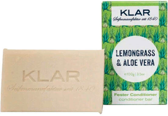 KLAR Condizionatore solido Lemongrass & Aloe Vera 100 g