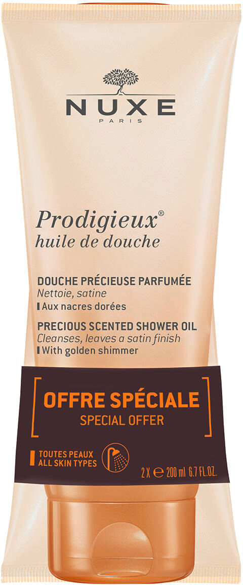 NUXE Prodigieux Huile de Douche Douche Précieuse Parfumée Duo