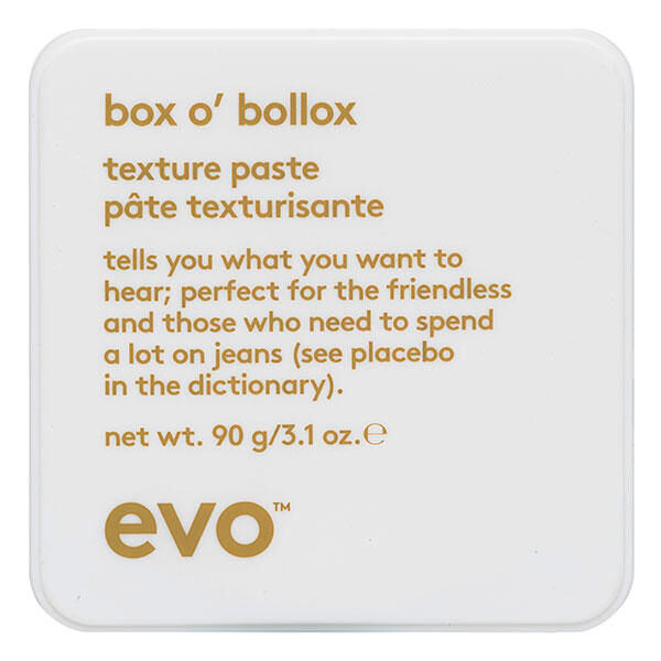 Evo Box O' Bollox Texture Paste starker Halt 90 g