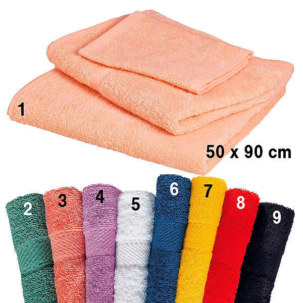 Fripac-Medis Asciugamano di spugna da armadio Rosso (8) Rosso