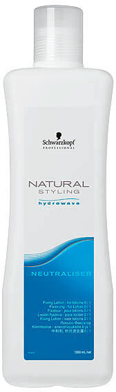 schwarzkopf professional natural styling hydrowave neutraliser neutralizzatore per lozione per pozzi 0/1, 1000 ml