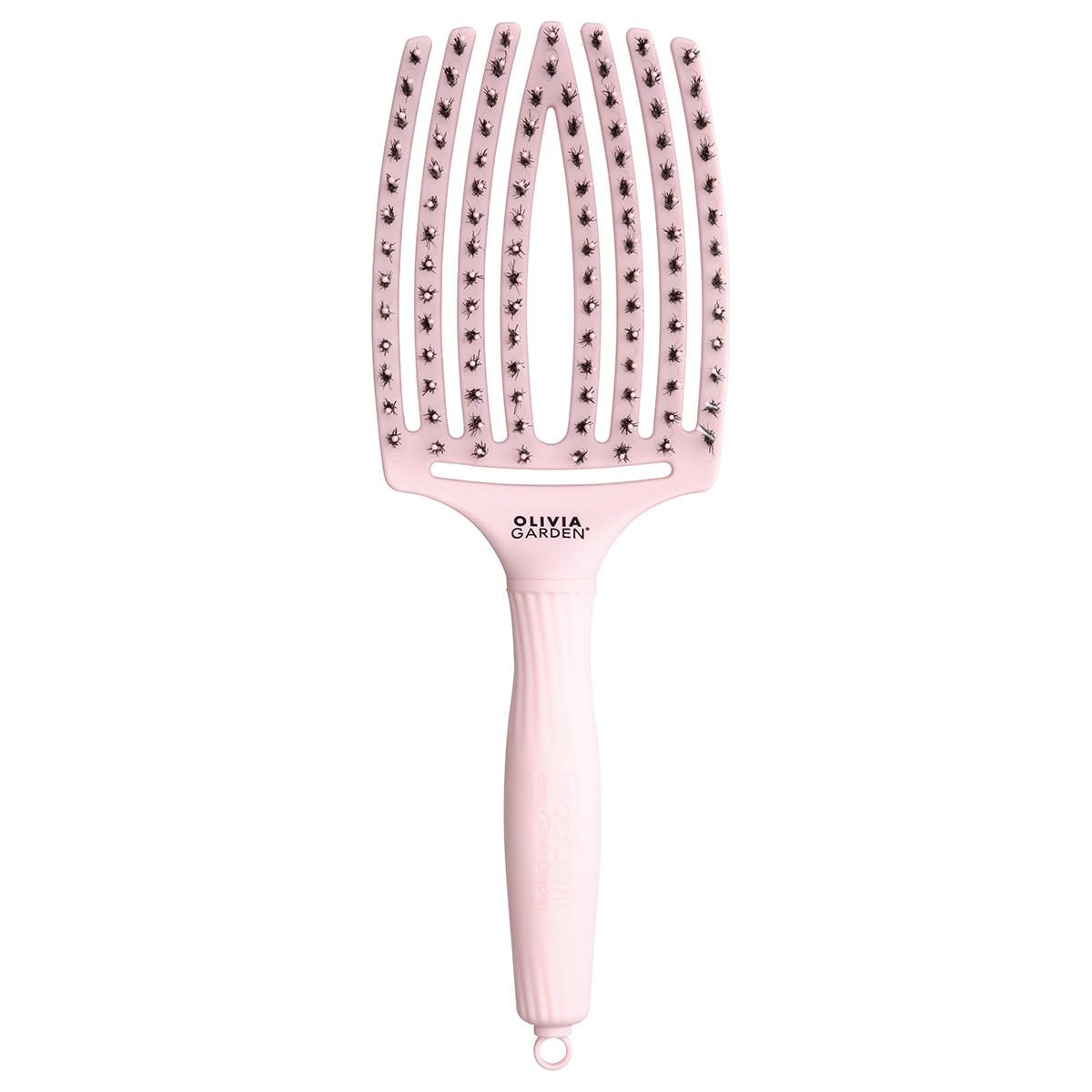 Olivia Garden Fingerbrush Combo Pastel Pink L, 8-reihig