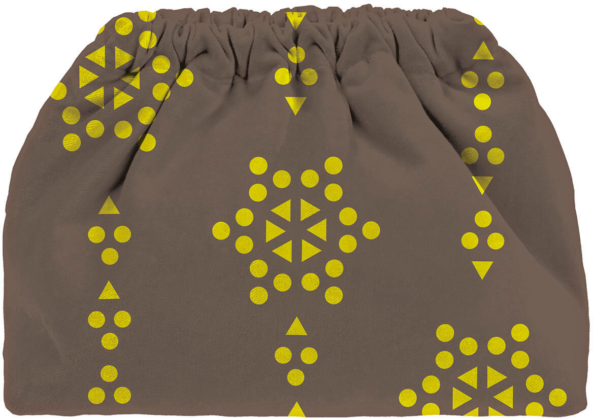 sorbet island patterned bag light brown