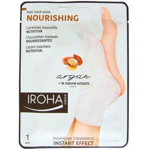 IROHA nature Maschera nutriente per i piedi all'argan 1 coppia