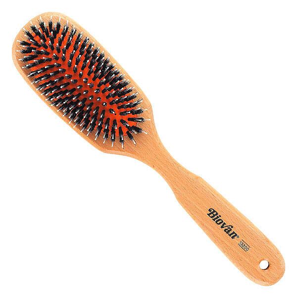 biovan spazzola da massaggio per capelli lunghi 10-reihig