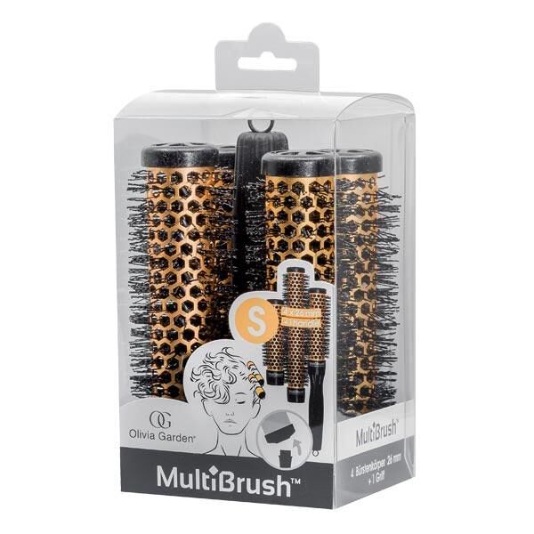 olivia garden multibrush set gelb, Ø 26 mm