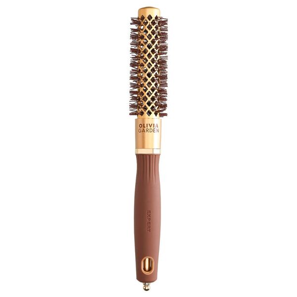 olivia garden expert blowout shine crimped bristles oro e marrone Ø 20 mm oro e marrone