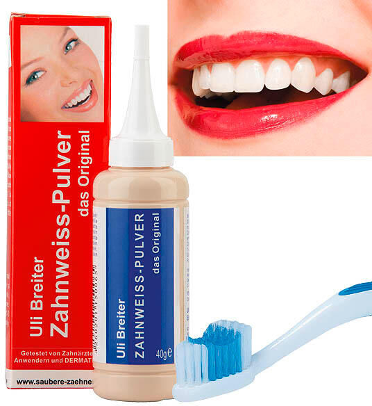 mybrand bhk uli breiter polvere sbiancante per denti flacone applicatore 40 g