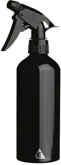 efalock bottiglia spray in alluminio grande nero nero