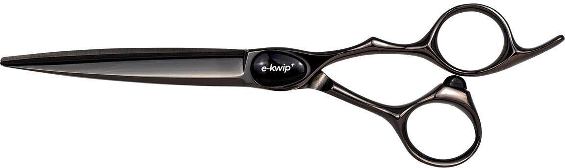 e-kwip+ e-kwip + forbici per capelli in titanio primus 6 black nero