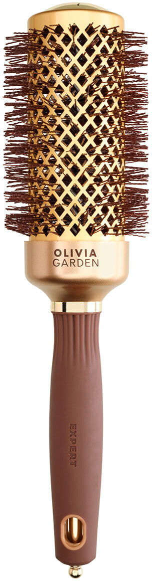 olivia garden expert blowout shine crimped bristles oro e marrone Ø 45 mm oro e marrone