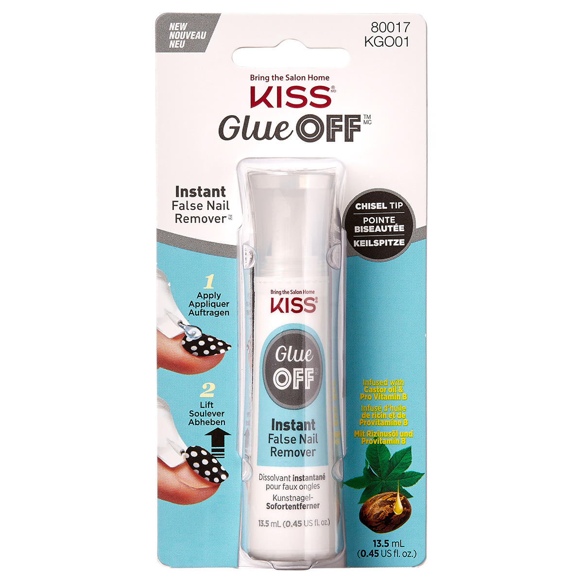 kiss glue off false nail remover 13,5 ml