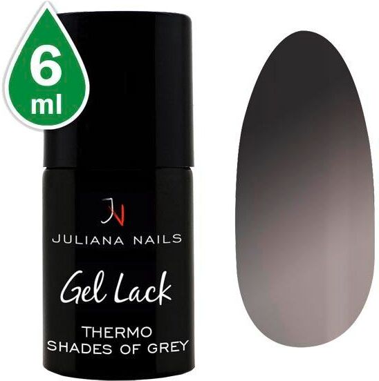 juliana nails gel lack thermo effekt magical grey, bottiglia 6 ml grigio magico