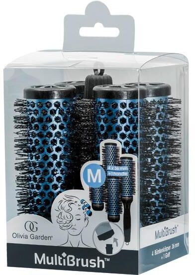 Olivia Garden MultiBrush Set Blau, Ø 36 mm