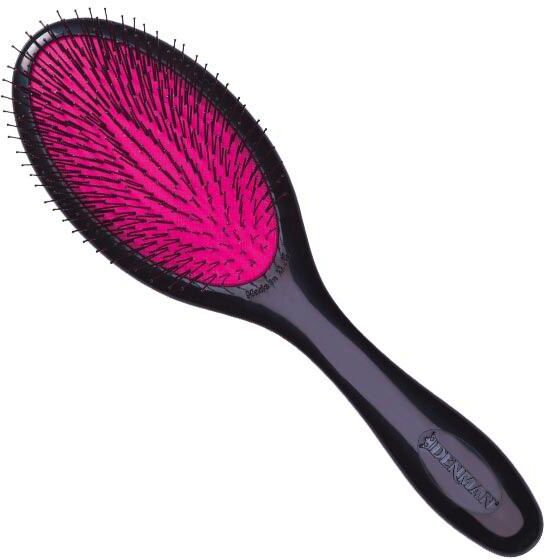 Denman Tangle Tamer Gentle Detangling Brush Nero Nero