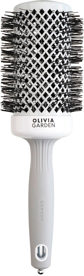 Olivia Garden Expert Blowout Shine bianco e grigio Ø 55 mm Bianco e grigio