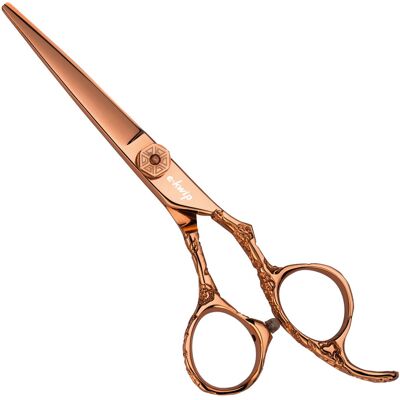 e-kwip Oro rosa con fiori 5,5" - Forbici per capelli e-kwip Oro rosa con fiori 5,5" - Forbici per capelli
