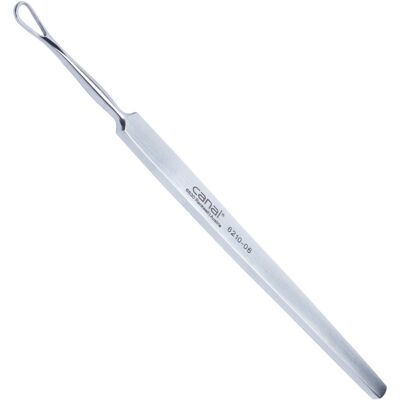 Canal Pulisci orecchie in acciaio inox 13 cm Canal Pulisci orecchie in acciaio inox 13 cm