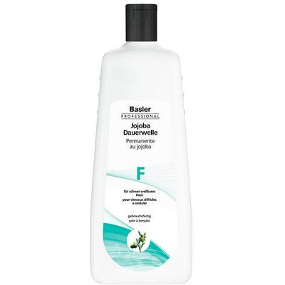 Basler Jojoba perm F, per capelli difficili da arricciare, bottiglia economica da 1 litro Basler Jojoba perm F, per capelli difficili da arricciare, bottiglia economica da 1 litro