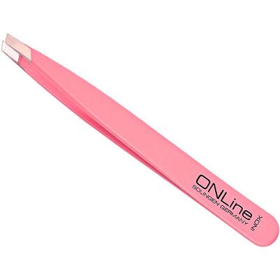 Pinzette in acciaio inox rosa - Precisa - 9,5 cm Pinzette in acciaio inox rosa - Precisa - 9,5 cm