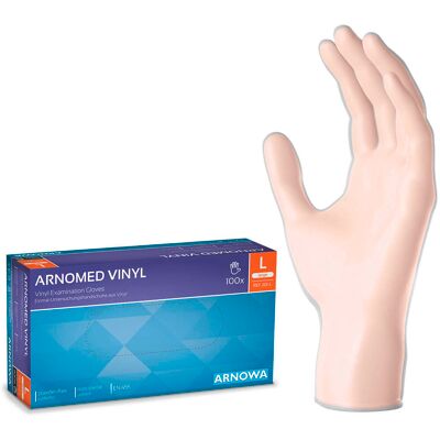 MyBrand Efalock Emotion Guanti monouso in vinile - senza polvere Bianco taglia L MyBrand Efalock Emotion Guanti monouso in vinile - senza polvere Bianco taglia L