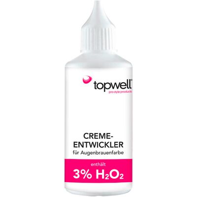 Topwell Sviluppatore in crema per il colore delle sopracciglia 3 % - 10 Vol. 75 ml Topwell Sviluppatore in crema per il colore delle sopracciglia 3 % - 10 Vol. 75 ml