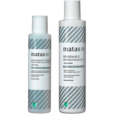 Duo Cura della Pelle MATAS - Struccante Delicato per gli Occhi & Latte Detergente Duo Cura della Pelle MATAS - Struccante Delicato per gli Occhi & Latte Detergente
