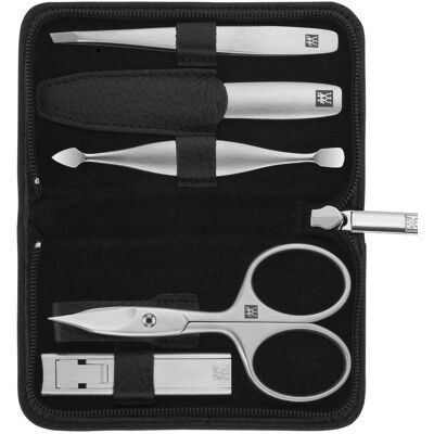 ZWILLING Set manicure premium da 5 pezzi in nero ZWILLING Set manicure premium da 5 pezzi in nero