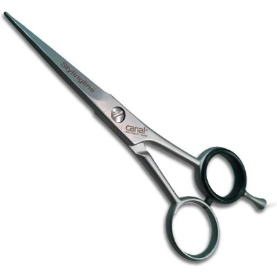 Forbice per Capelli Canal 13cm - Inossidabile, Micro-zigrinato, Punta arrotondata Forbice per Capelli Canal 13cm - Inossidabile, Micro-zigrinato, Punta arrotondata