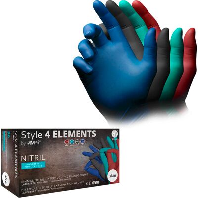 AMPri Guanti in nitrile Style 4 Elements M AMPri Guanti in nitrile Style 4 Elements M